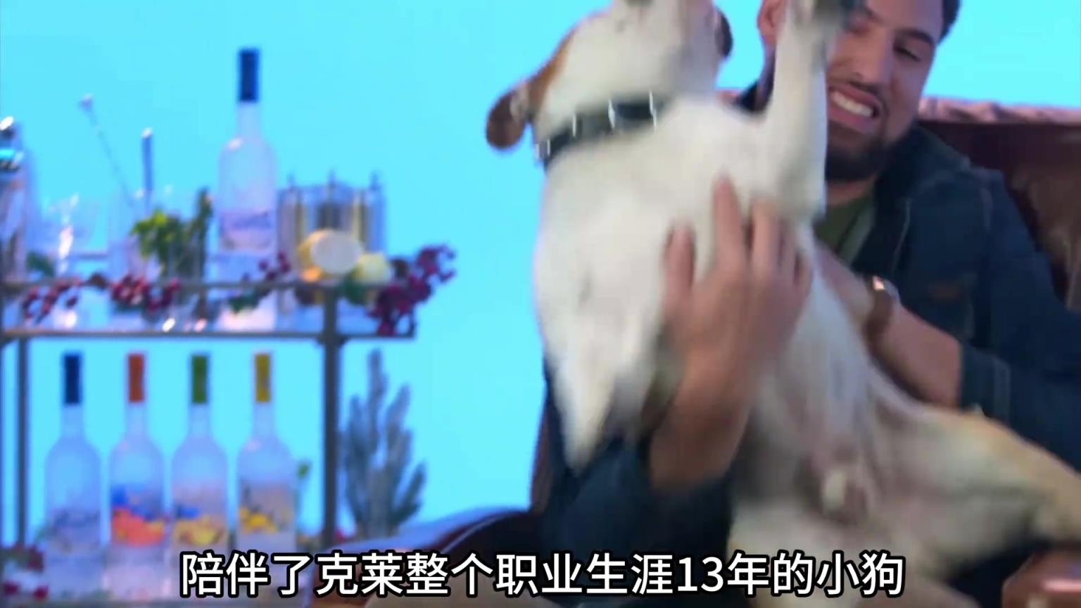 陪伴克萊13年的小狗去世了，不敢相信克萊得多么傷心
